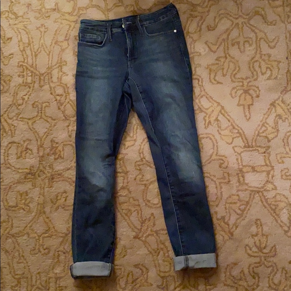 Darkwash skinny Athleta Sculptek jeans size 2